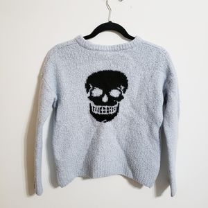 Skull Cashmere Wool Sweater...OS
